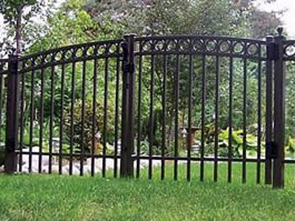 Aluminum ornamental gate