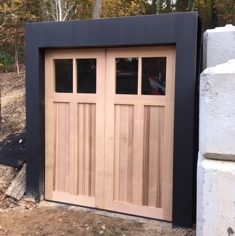 Custom Wood Designed Garage Doors