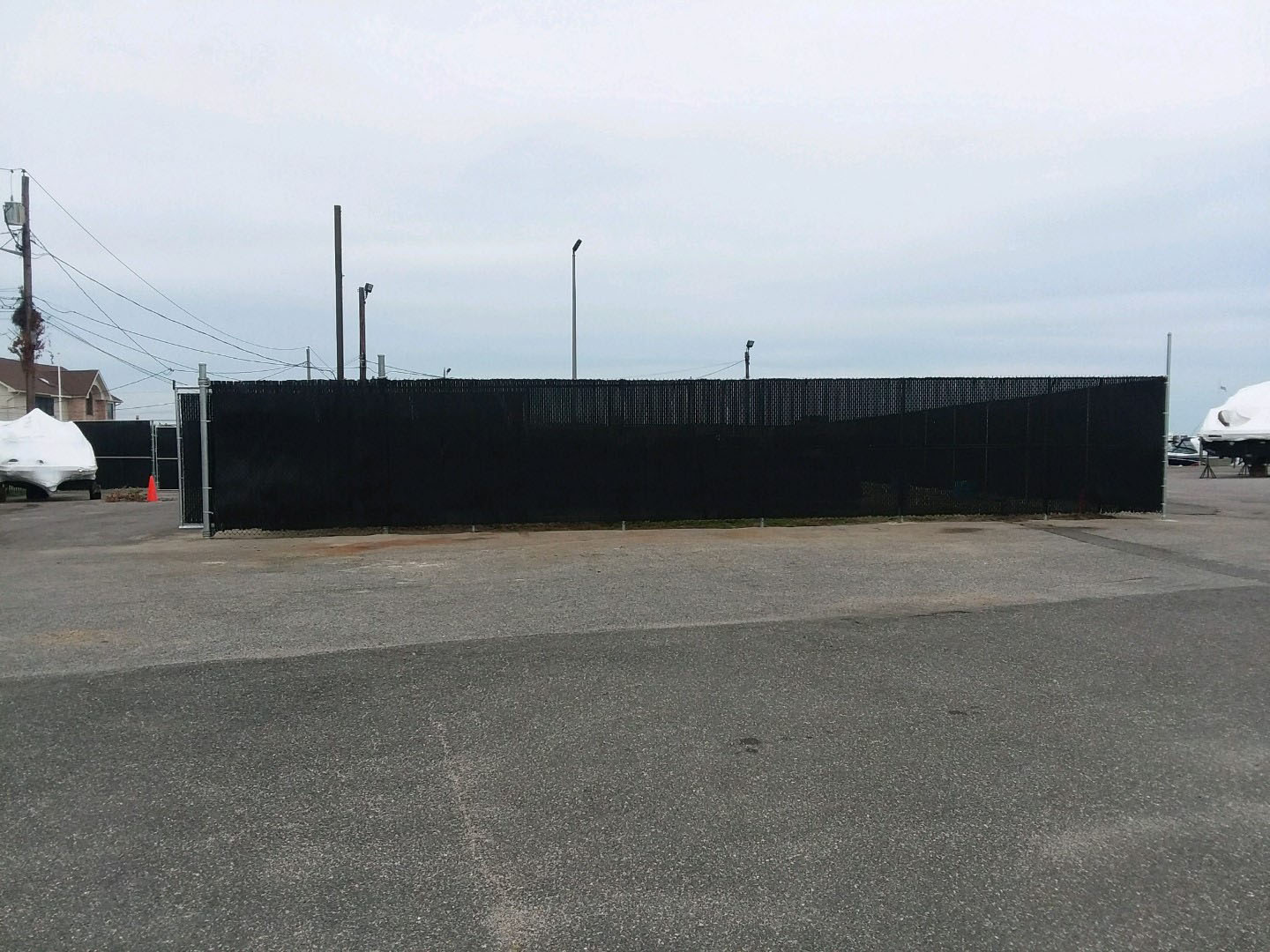 Marinemax fence and sliding gate