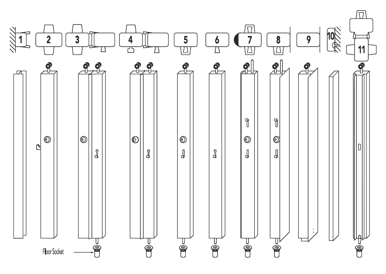 Side Folding Grilles Post Descriptions