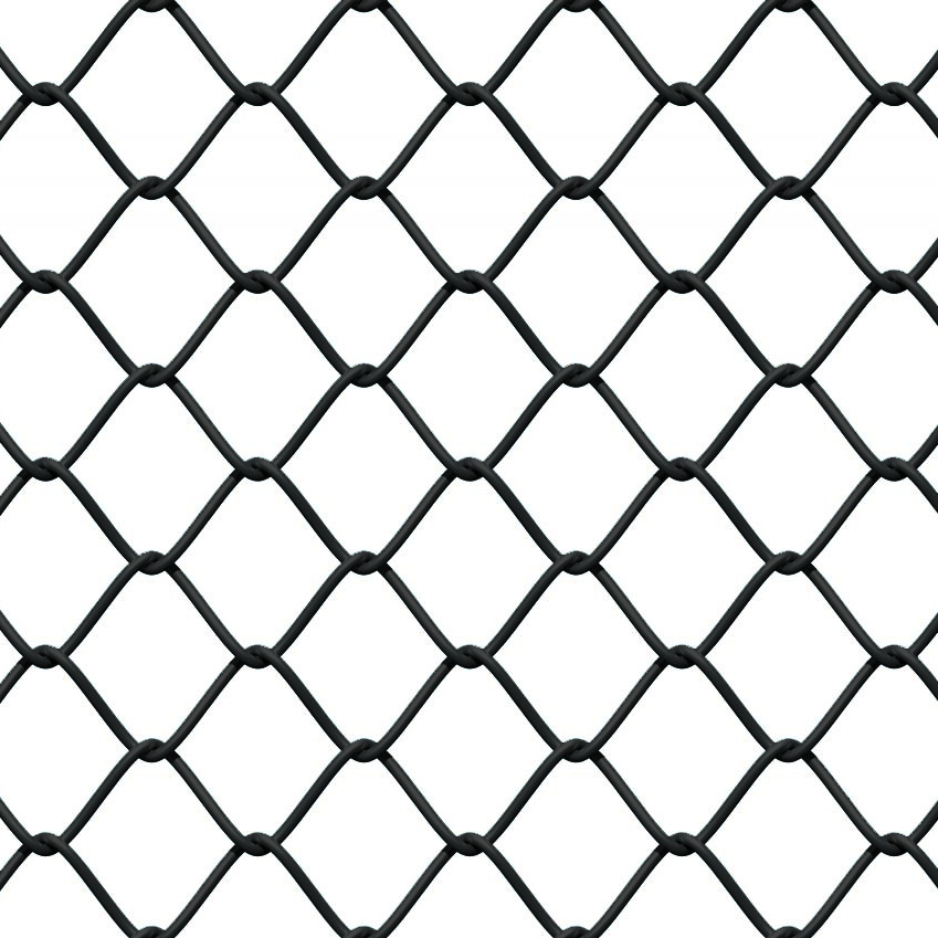PVC Black Chain Link Fence