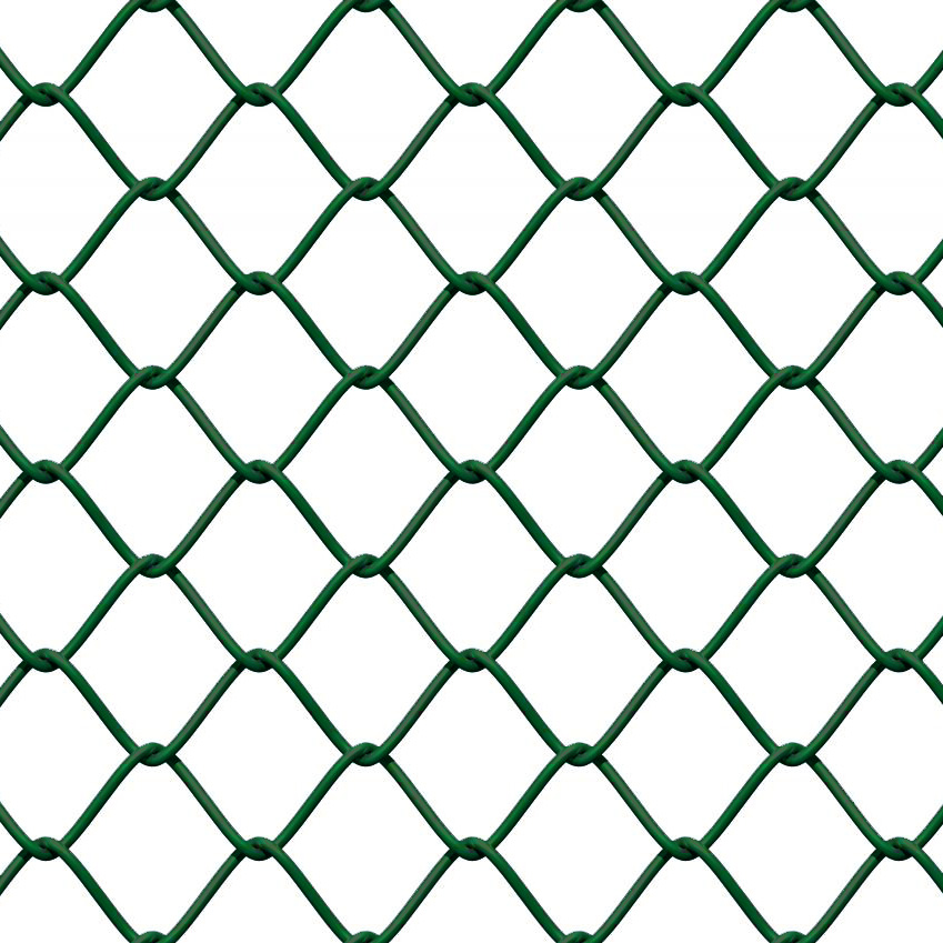 PVC Green Chain Link Fence