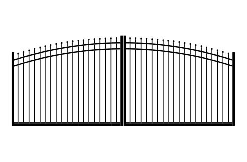 Ornamental Gate Spear Top Arched