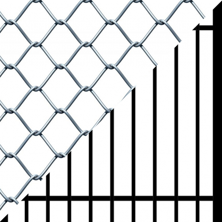 Chain link vs ornamental aluminum fencing